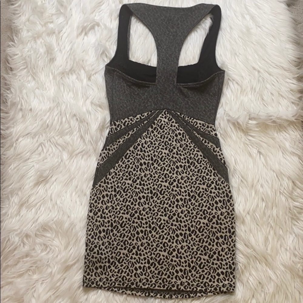 Silence & Noise Leopard Print Halter Dress, Xs - image 4